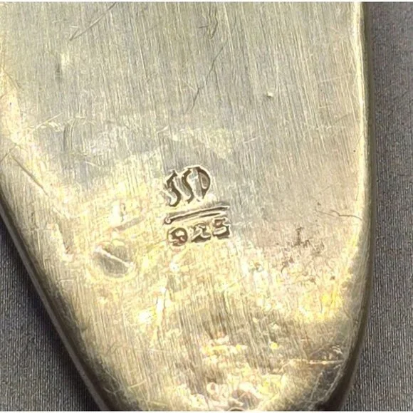 Simon Sebbag Sterling Silver Electroform Pendant Black Leather Choker Necklace - Picture 4 of 11